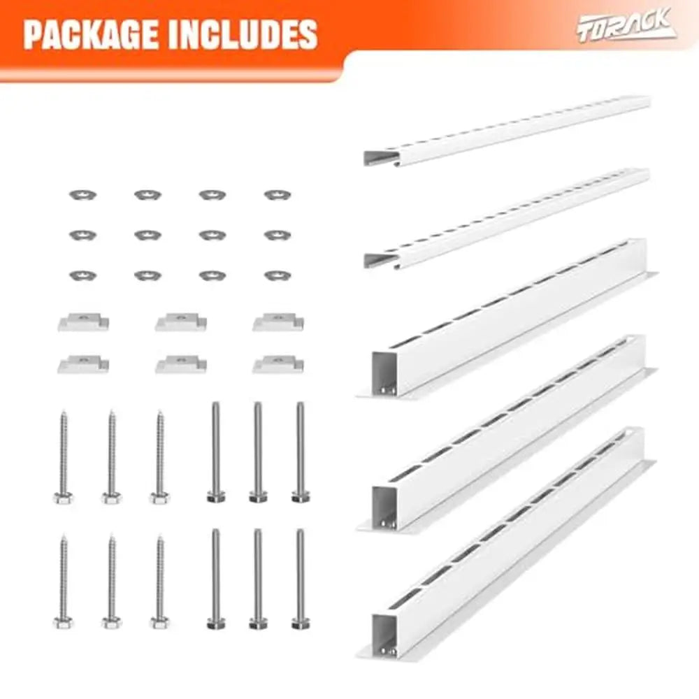 Overhead Tote Storage Rack Heavy Duty Steel Garage Storage System Smart Organization Solution(MAX 300lbs)Ideal Garage Attic