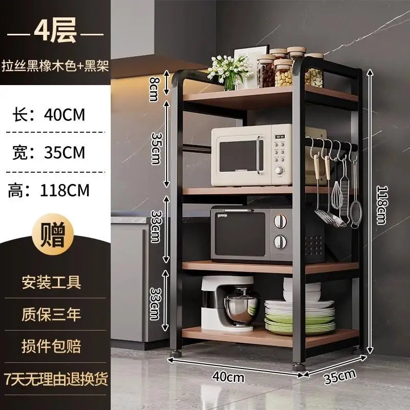 Kitchen Multi-Functional Storage Ra Stand Multiple Layers Home Use Organization elf Pot Seasoning Holder Plastic Material