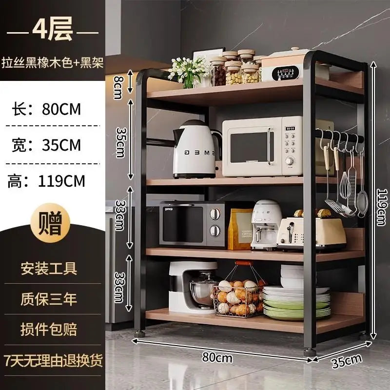 Kitchen Multi-Functional Storage Ra Stand Multiple Layers Home Use Organization elf Pot Seasoning Holder Plastic Material