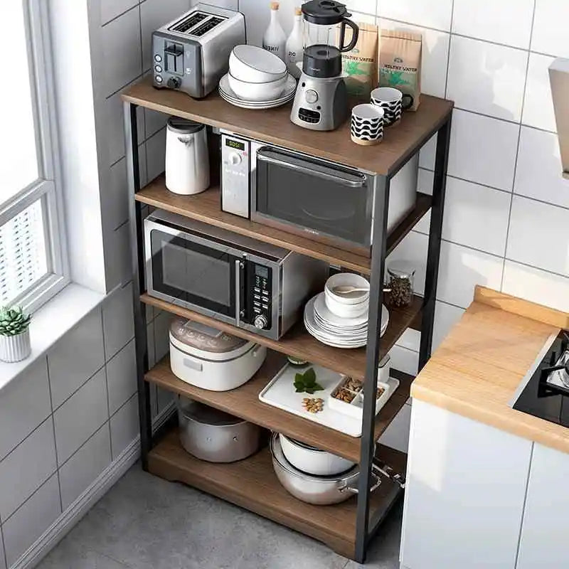 Kitchen Multi-Functional Storage Ra Stand Multiple Layers Home Use Organization elf Pot Seasoning Holder Plastic Material