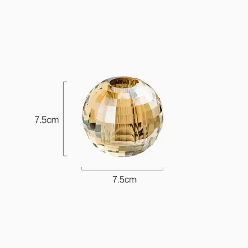 Light Luxury Crystal Glass Bathroom Accessories Set High End Shampoo Bottle Cotton Swab Jar Storage Tray Hotels Bathroom Decor