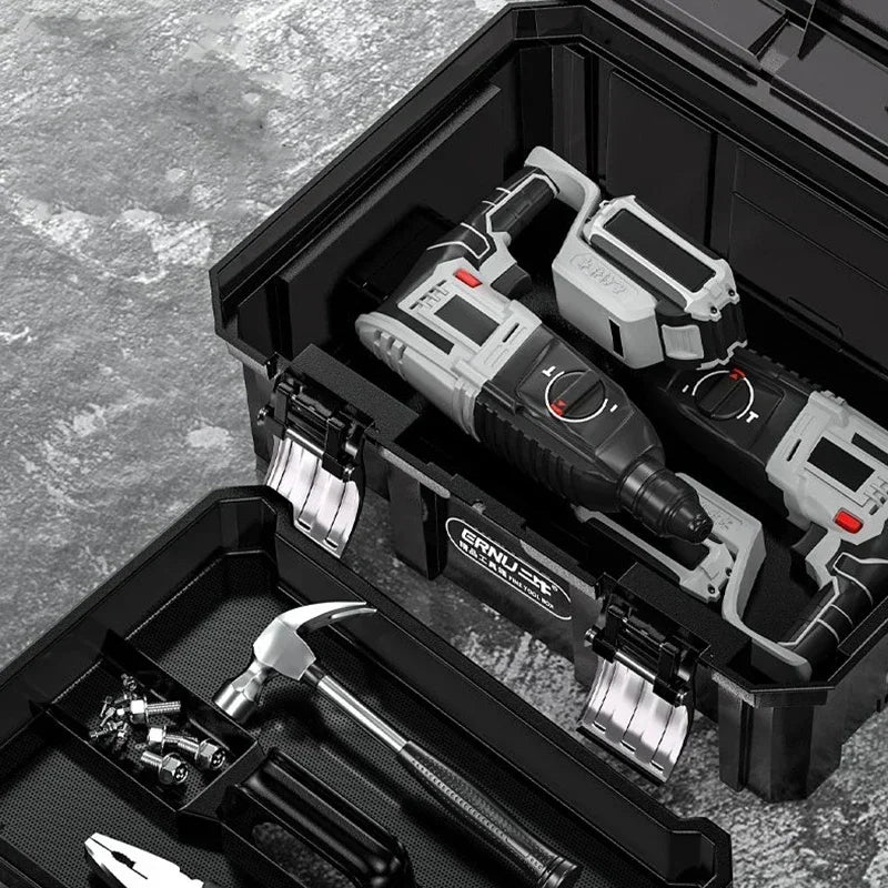 Multifunctional Large Tool Box Waterproof Shockproof Sealed Household Storage Electrician Plastic Woodworking Tool Box