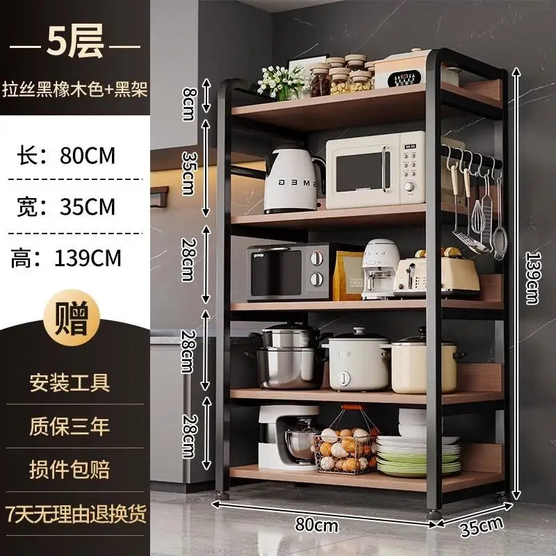 Kitchen Multi-Functional Storage Ra Stand Multiple Layers Home Use Organization elf Pot Seasoning Holder Plastic Material