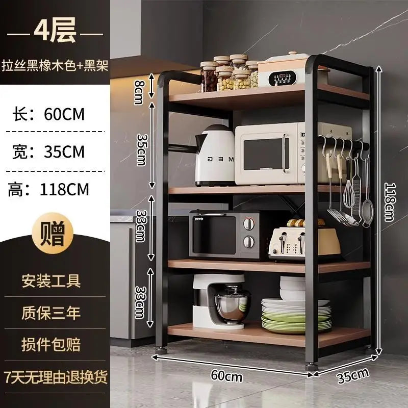 Kitchen Multi-Functional Storage Ra Stand Multiple Layers Home Use Organization elf Pot Seasoning Holder Plastic Material